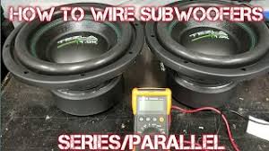 If you have questions about connecting your amp to your subwoofer. How To Wire Subwoofers Series Parallel Youtube