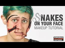 snakes on your face makeup tutorial