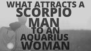 scorpio man to an aquarius woman you