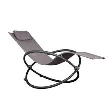 sling gray rocking chairs patio