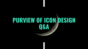 purview of icon design the job