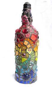 Mosaic Bottles Bottle Art