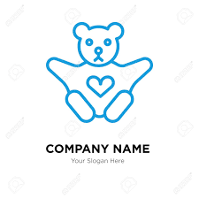 Teddy Bear Company Logo Design Template Teddy Bear Logotype
