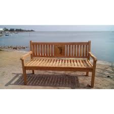 Windsor Custom Personalized Teak Bench