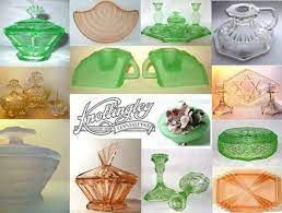 Bagley Glass Trinket Sets