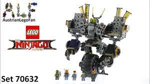 Lego Ninjago Movie 70632 Quake Mech - Lego Speed Build Review - YouTube