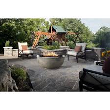 Natural Gas Fire Pit Kit Bowl In Pewter
