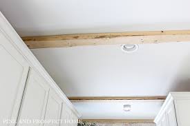 easy faux wood beams diy tutorial 43