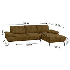 milan 5 seater wide angle sofa 300x170cm
