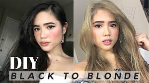 Ash blonde highlights and lowlights. Diy Black To Blonde In 3 Steps In Depth Tutorial For Asian Hair At Home Youtube