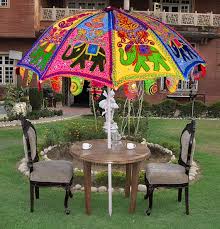 Beautiful Elephant Embroidery Umbrella