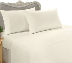 egyptian cotton solid bed sheet set