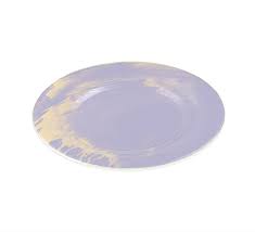 Sostra Set 4 Light Purple Glass Plates