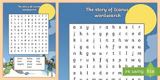 Icarus Word Search Teacher Made Twinkl