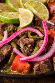 steak picado with pickled onions