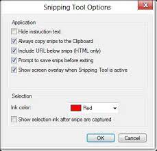 snipping tool in windows pc tips