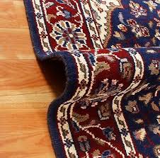 blue hand knotted parsian carpets for