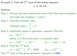 Gcse 9 1 Maths Geometric Sequences