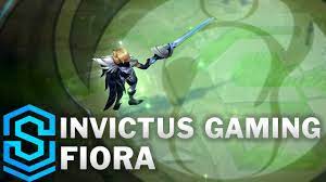 Invictus Gaming Fiora Skin Spotlight - League of Legends - YouTube