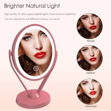 led lighted makeup mirror 1x 7x