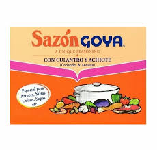 sazon goya con culantro y achiote