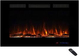36 Recessed Electric Fireplace Insert