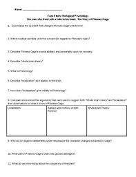 Case Studies In Psychology Worksheets Teaching Resources Tpt