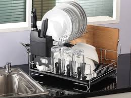 You can also choose a plastic rack in black or white to match a kitchen with neutral tones. Best Dish Drying Racks Of 2021