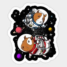 Guinea Pig Space Astronauts Cute Cavy Pet