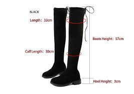 Us 25 86 52 Off Yalnn Sexy 2019 Women Winter Boots Shoes Over The Knee Thigh High Boots Warm Short Plush Lining Slip On Basic Boots For Women In