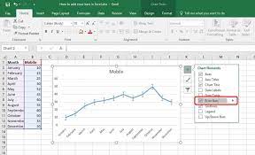 how to add error bars in excel