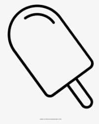Color in this picture of a popsicle and others with our library of online coloring pages. Popsicle Coloring Page Popsicle Clipart Black And White Hd Png Download Kindpng