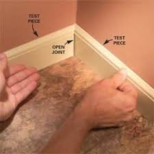 how to install baseboard trim even on