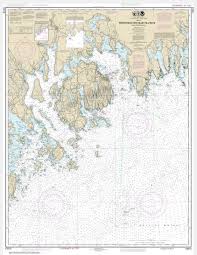 Noaa Chart Frenchman And Blue Hill Bays And Approaches 13312