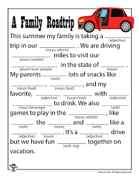 Since mad libs' creation over 60 years ago, the books have secured a special place in hearts around the world. A Family Road Trip Printable Mad Lib Woo Jr Kids Activities Road Trip Printables Road Trip Family Road Trips
