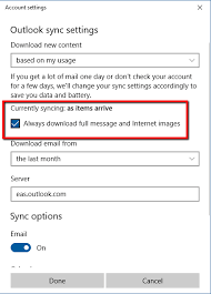 how to ensure windows 10 mail app