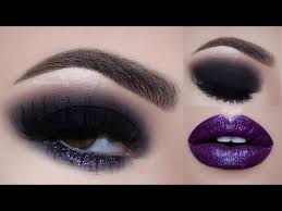 purple lips makeup tutorial