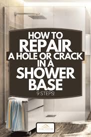 repair a hole or in a shower base