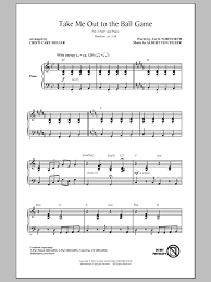 Let me root, root, root for the home team, if they don't win, it's a shame. Cristi Cary Miller Take Me Out To The Ball Game Sheet Music Pdf Notes Chords American Score 2 Part Choir Download Printable Sku 151685