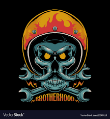 brotherhood motorcycle royalty free