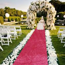 wedding aisle walkway carpet runner