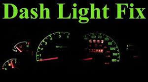 how to replace dashboard lights in