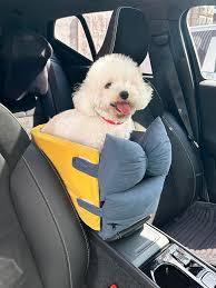 1pc Pet Car Seat Cover With Safety Belt