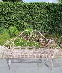 Wrought Iron Garden Bench Pin Color