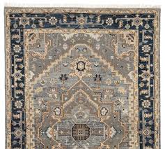 belrose hand knotted wool rug pottery