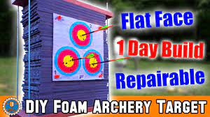 make a simple foam mat archery target
