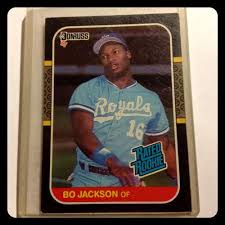 1986 brownell heisman #nno bo jackson. 35 Classic Baseball Cards And What They Re Worth Today Bo Jackson Baseball Cards Sports Hero