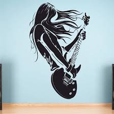 Zen Graphics Guitar Rock Wall Art Sticker