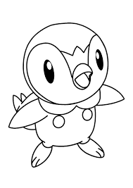 Printable nature coloring pages coloring page for both aldults and kids. Pokemon Piplup Razukraski Com