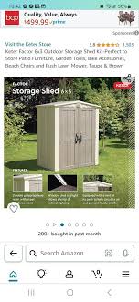 Keter Factor 6x3 Outdoor Storage Shed